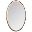 Allora Antique Oval Mirror in Gold