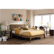 Allora Full Platform Bed in Walnut
