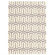 Allora 5' x 7' Hand-Tufted Geometric Design Polyester Rug in Gray