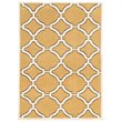 Allora 8' x 10' Hand-Tufted Geometric Design Polyester Rug in Goldenrod
