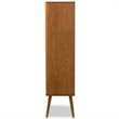 Allora Walnut Bookcase Unassembled