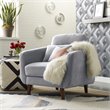 Allora Arm Chair in Light Gray
