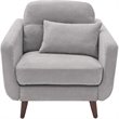 Allora Arm Chair in Light Gray