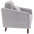 Allora Arm Chair in Light Gray