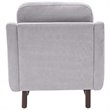 Allora Arm Chair in Light Gray
