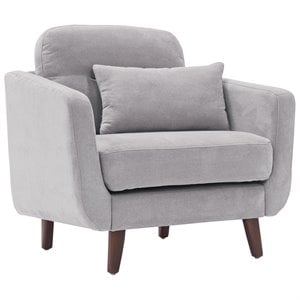Allora Arm Chair in Light Gray