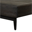 Allora Mid-Century Platform Queen Bed in Espresso