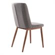 Allora 5-Piece Modern Wood Dining Set with Metal Frame in Brown