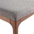 Allora 5-Piece Modern Wood Dining Set with Veneer Top in Walnut