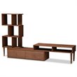 Allora Entertainment Center in Dark Walnut