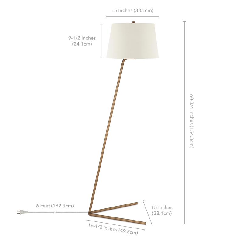 Allora Mid Century Modern Tilted 60.75