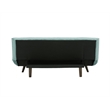 Allora Urban Mid Century Modern Tufted Living Room Sofa Bed in Blue