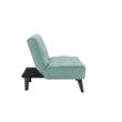 Allora Urban Mid Century Modern Tufted Living Room Sofa Bed in Blue