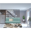 Allora Urban Mid Century Modern Tufted Living Room Sofa Bed in Blue