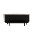 Allora Mid Century Modern Tufted Sofa Bed in Beige