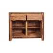 Allora Mid-Century Modern 2 Drawer 2 Door Sideboard in Natural Brown