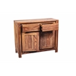 Allora Mid-Century Modern 2 Drawer 2 Door Sideboard in Natural Brown