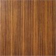 Allora Zebrano Wood Rich Walnut Coffee Table Set Rectangular Contemporary Assembly Required