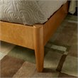 Allora Queen Panel Platform Bed in Acorn