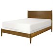 Allora Queen Panel Platform Bed in Acorn