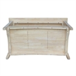 Allora Rectangular Solid Wood Coffee Table in Natural