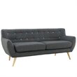 Allora 2 Piece Sofa Set in Gray