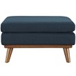 Allora Fabric Ottoman in Azure