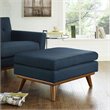 Allora Fabric Ottoman in Azure