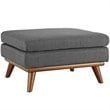 Allora Fabric Ottoman in Gray