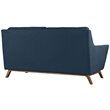 Allora Fabric Loveseat in Azure