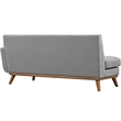 Allora Right Arm Loveseat in Expectation Gray