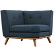 Allora Corner Accent Chair in Azure