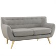 Allora 2 Piece Living Room Set in Light Gray