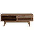 Modway Particleboard Walnut TV Stand Rectangular Cable Management 17