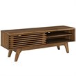 Modway Particleboard Walnut TV Stand Rectangular Cable Management 17