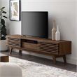 Allora Particleboard Walnut TV Stand Rectangular 70