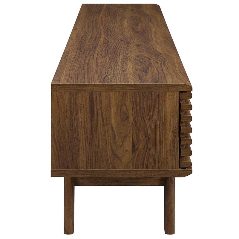 Allora Particleboard Walnut TV Stand Rectangular 70
