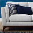 Allora Mid Century Modern Sofa in White