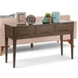 Allora Wooden Console Table in Walnut Brown