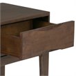 Allora Wooden Console Table in Walnut Brown