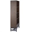 Allora 4 Shelf Wooden Bookcase in Walnut