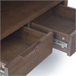 Allora 4 Shelf Wooden Bookcase in Walnut