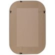 Allora Mid-Century Mirror in Dark Brown