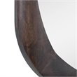 Allora Mid-Century Mirror in Dark Brown