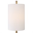 Allora Mid-Century Buffet Lamp in Antique Brass