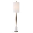 Allora Mid-Century Buffet Lamp in Antique Brass