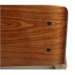 Allora Dining Chair in Walnut and Brown
