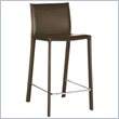 Allora Counter Stool in Brown (Set of 2)