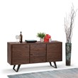 Allora Buffet in Distressed Charcoal Brown