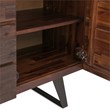 Allora Buffet in Distressed Charcoal Brown